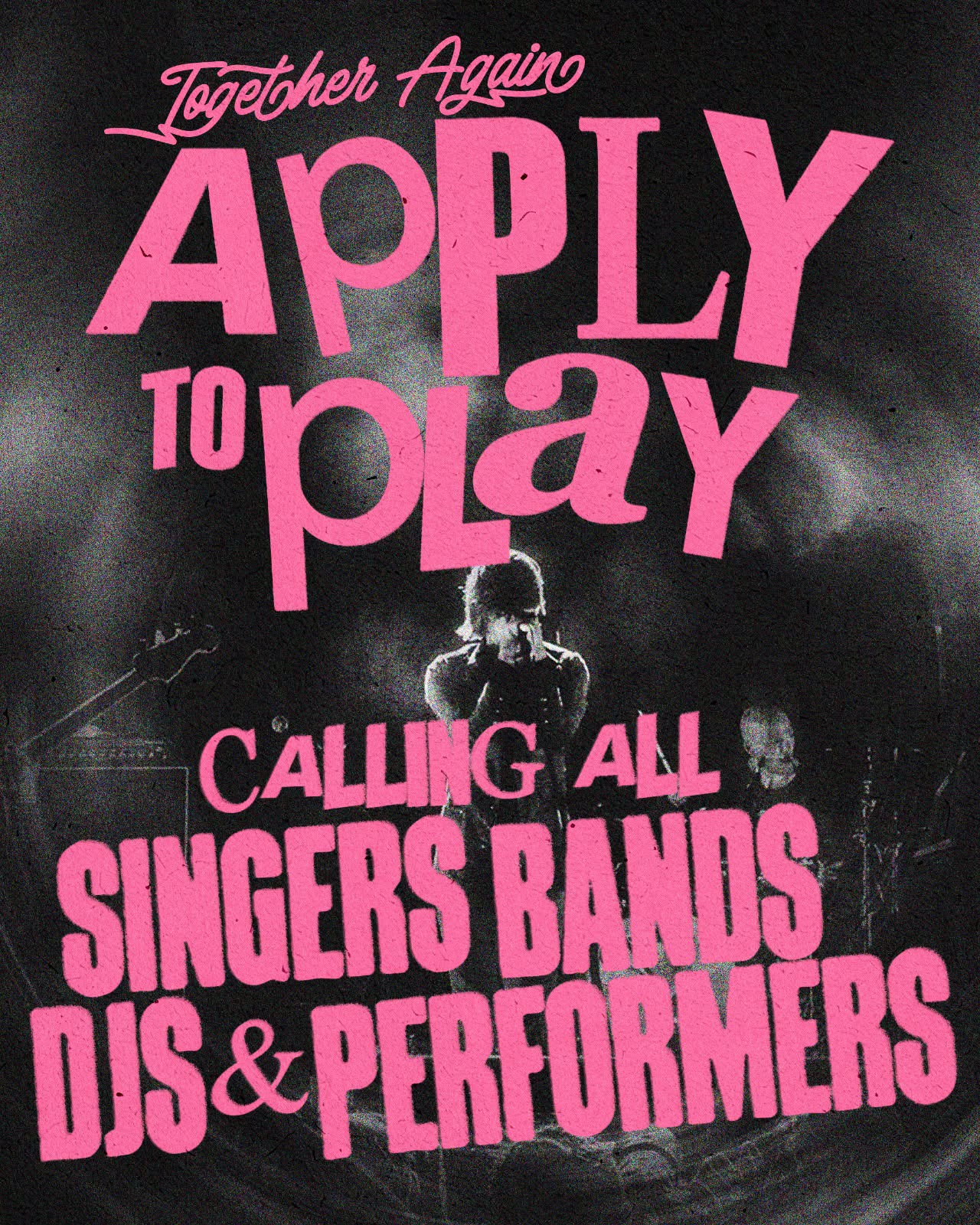 Bands & artists! Apply to play Together Again Festival 2027